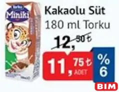 TORKU KAKAOLU SÜT 180 ML